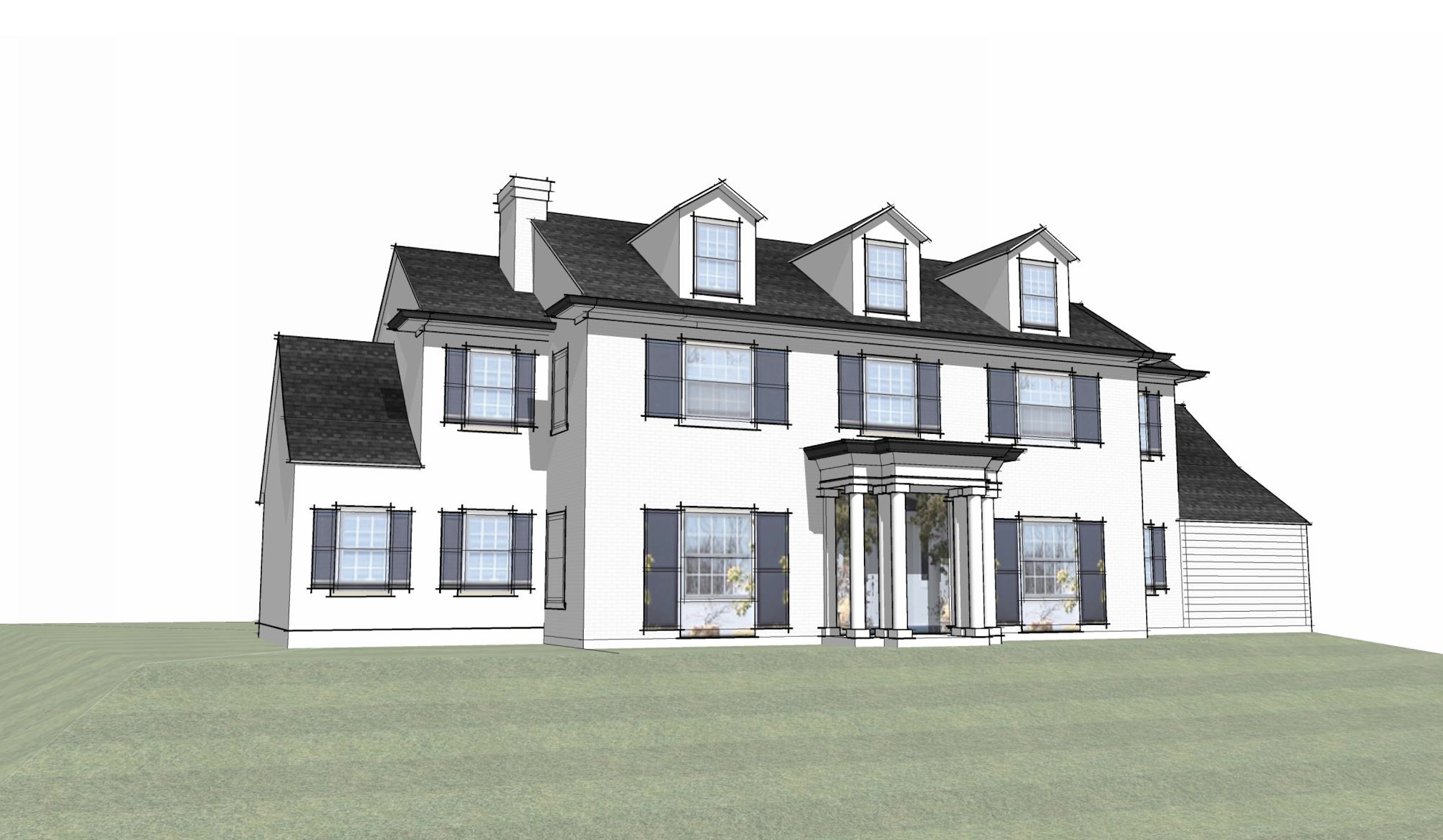 county home rendering addition