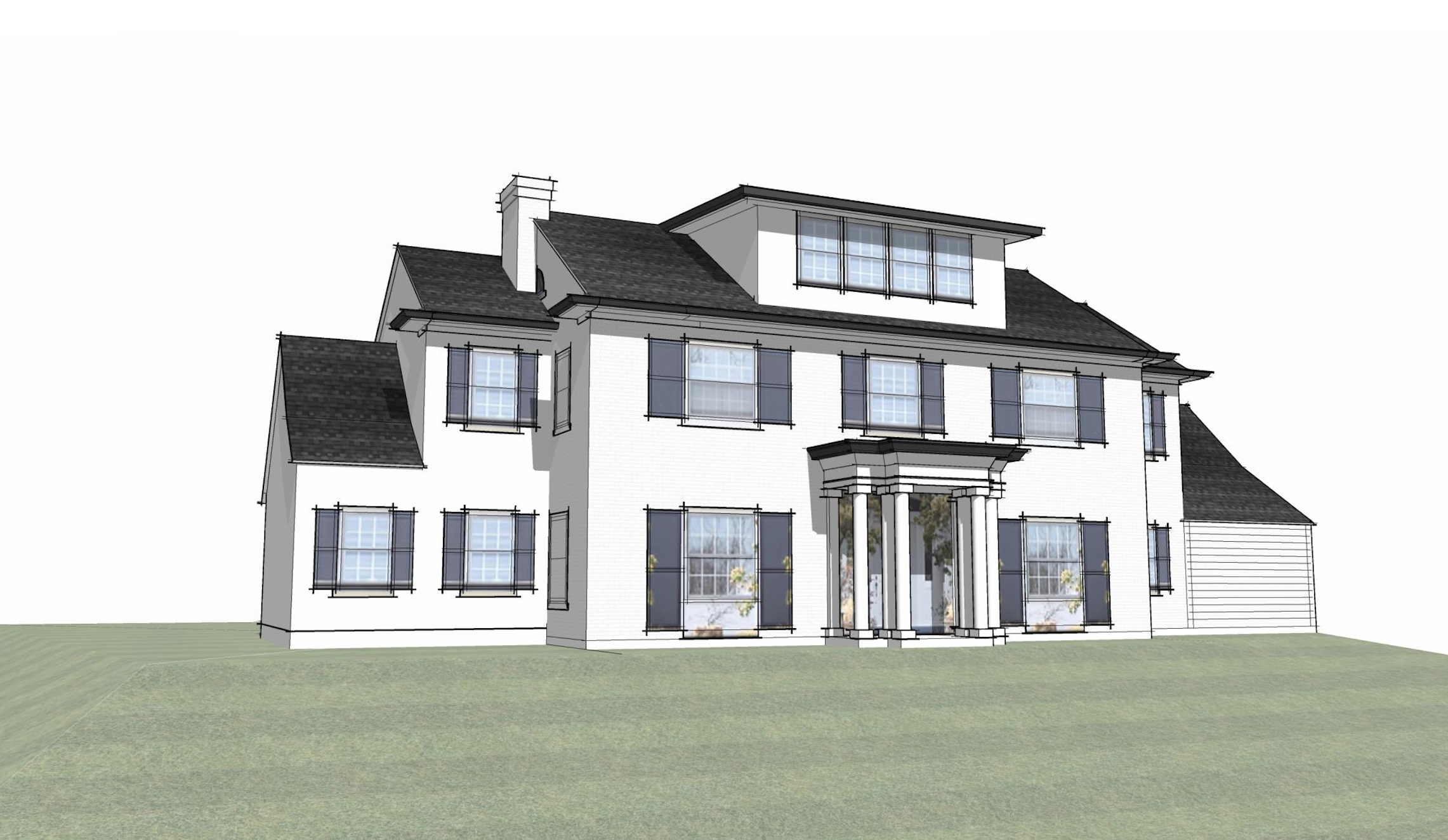 county home rendering addition